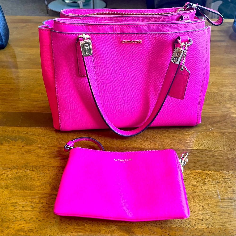 Pink Coach Purse